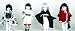 Little Apple Dolls Series Four Elysia, Lethe, Sine of Souls and Timor Balatro (4) Figure Set