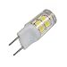 HQRP G8 Bi-Pin 17 LEDs Light Bulb SMD 2835 Cool White for GE Over The Stove Microwave Oven Plus Coaster