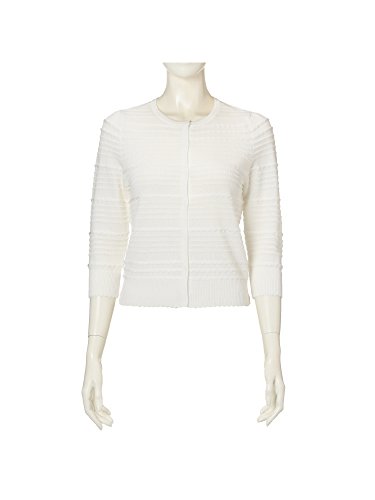 (トゥー ビー シック) TO BE CHIC ボーダージャカードニットカーディガン W5F02401__