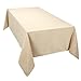 Casual Dining Essentials Round Tablecloth, Natural, 69 inch
