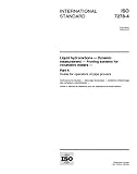 ISO 7278-4:1999, Liquid hydrocarbons -- Dynamic measurement -- Proving systems for volumetric meters -- Part 4: Guide for operators of pipe provers