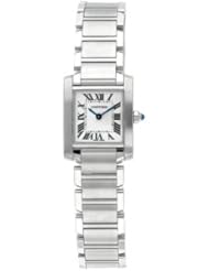 Cartier Womens W51008Q3 Tank Francaise Stainless Steel Watch