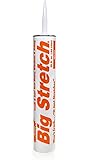 Sashco Big Stretch Acrylic Latex High Performance Caulking Sealant, 29 oz Cartridge, White (Pack of 1)