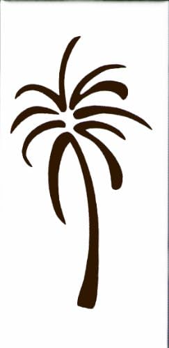 2x4 Black Deco Palm Spacer (leans left)