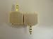 Electronics : BadBoyz Premium Range iPod / MP3 player dual headphone splitter - white-BUY ONE GET ONE FREE