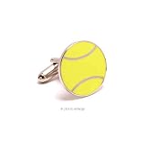 Tennis Themed Executive Cufflinks w/Jewelry Box