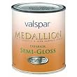 Valspar 027.0004300.005 Medallion 100% Acrylic Latex Semi-Gloss House And Trim Paint