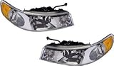 HEADLIGHT Right + Left RH+LH (Passenger+Driver) for LINCOLN Town Car (1998-2002), Lamp Assembly, 1998 1999 2000 2001 2002 98 99 