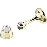 Stanley Hardware V8208 Magnetic Doorstop in Polished Brass