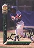 Hiram Bocachica, Montreal Expos Autographed Card