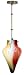 Checkolite 25320-71 Home Design Art Glass, 1-Light Pendant Brushed Nickel