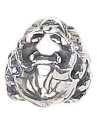 Sterling Silver Crab Zable Bead Charm BZ144.995