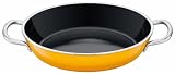 Silit 1928173302 Crazy Yellow Brat-und Servierpfanne mit Metallgriffen ohne Deckel 28 cm Ø