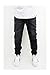 Victorious URBANJ Men's Black Denim Drop Crotch Jogger Pants