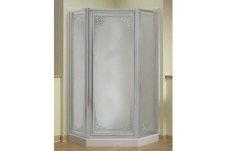 Sterling SP2270A-38S Intrigue Shower Door Neoangle 15-13/16 x 27-9/16 x 15-13/16 x 72 Pebble Gla