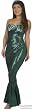 Adult's Sequin Mermaid Dress Costume (Size:Medium 8-10)