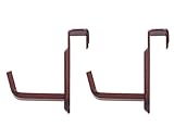 B.S額受鴨居掛け 30mm 茶 2個入 2020-B fukui