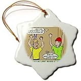 Rich Diesslins KNOTS or NOT Cartoons - KNOTS Scouting Cartoon about the climbing merit badge - Ornaments