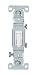 WHITE GROUNDED TOGGLE SWITCH