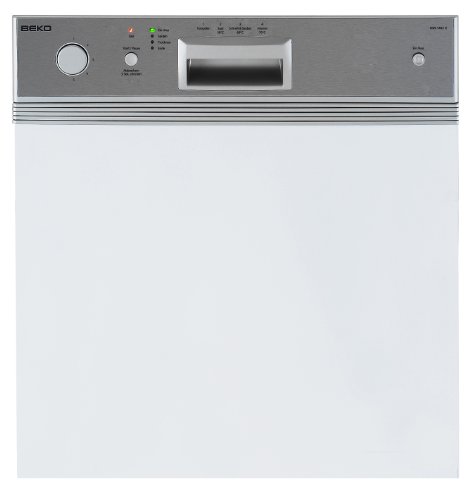 Beko DSN 1402 X teilintegrierbarer Geschirrsp&uuml;ler / AA / 307 kWh/Jahr / 12 Ma&szlig;gedecke / 52 db / Waterstop / Programmablaufanzeige / edelstahl