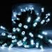 GudCraft Solar Powered 35-Foot Holiday String Lights, 100 LED White