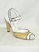 BETTYE MULLER Chaise Patent/Raffia Sandal in Natural/ White Image