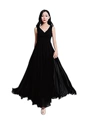 Sexy V-neck Elasticized   Waistline Chiffon Prom Dress/Maxi Dress 