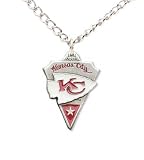 Kansas City Chiefs Chain Necklace & Pewter Pendant - NFL Football Fan Shop Sports Team Merchandise