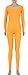 JustinCostume Women's Spandex Scoop Neck Long Sleeve Unitard Bodysuit