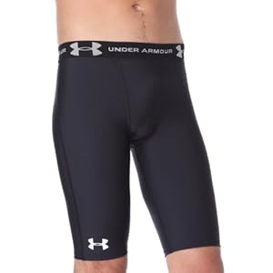 Men's UA HeatGear® Long Compression Short Bottoms by Under Armour