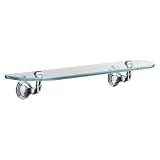 Devonshire Glass Shelf Finish: Rubbed Bronze