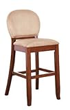 Set of 2 29"H Bar Stools Beige Finish