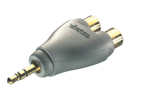 Vivanco SIAR 21 Audioadapter, 3,5mm Klinkenstecker - 2x Cinchkupplung Preisvergleich