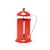 Rainbow Red 8 cup Cafetiere