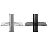 OmniMount TRIA Series Single Glass Shelf Wall System (Platinum or Black) TRIA1