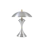 Hourglass Touch Lamp - Satin Chrome