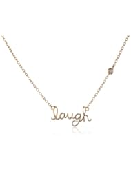 Shy by Sydney Evan Diamond Bezel "Laugh" Necklace