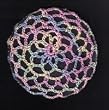Pastels Multi Hair Net Crocheted Hair Bun Cover- MEDIUM