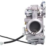 Mikuni 45mm Smoothbore Carburetor For Custom Installation Only Harley Davidson FX/FL Softail/Dyna 1998-1999 - TM45-2K