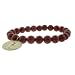Eve's Addiction Genuine Carnelian Bead Soul Karma Bracelet