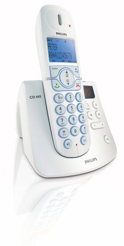Childrens Toyshop  Electronics : Philips CD4451S/05 Cordless Telephone With Answer Machine - Silver