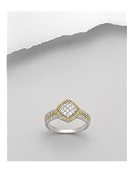 CZ Ring In 92.5 Sterling Silver