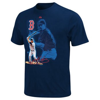 Kevin Youkilis Boston Red Sox Majestic Youth Player of the Game Image T-Shirt - Youth-L