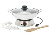 Trudeau Electric Wok Set