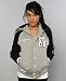 Married to the Mob The Varsity Bitch Jacket in Heather Gray,Light Jackets for Women