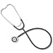 Health & Personal Care : Omron-411-BLK Lightweight Single Head Stethoscope, Black"