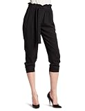 BCBGeneration Women's Belted Ruffle Cropped Pant