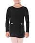 Danskin Girls 2-6x Long Sleeve Leotard With Skirt,Black,T (2/4)