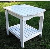 Rectangular Side Table - White