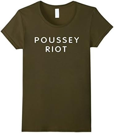 Women's Poussey Riot NYC Pride t shirt Large Olive